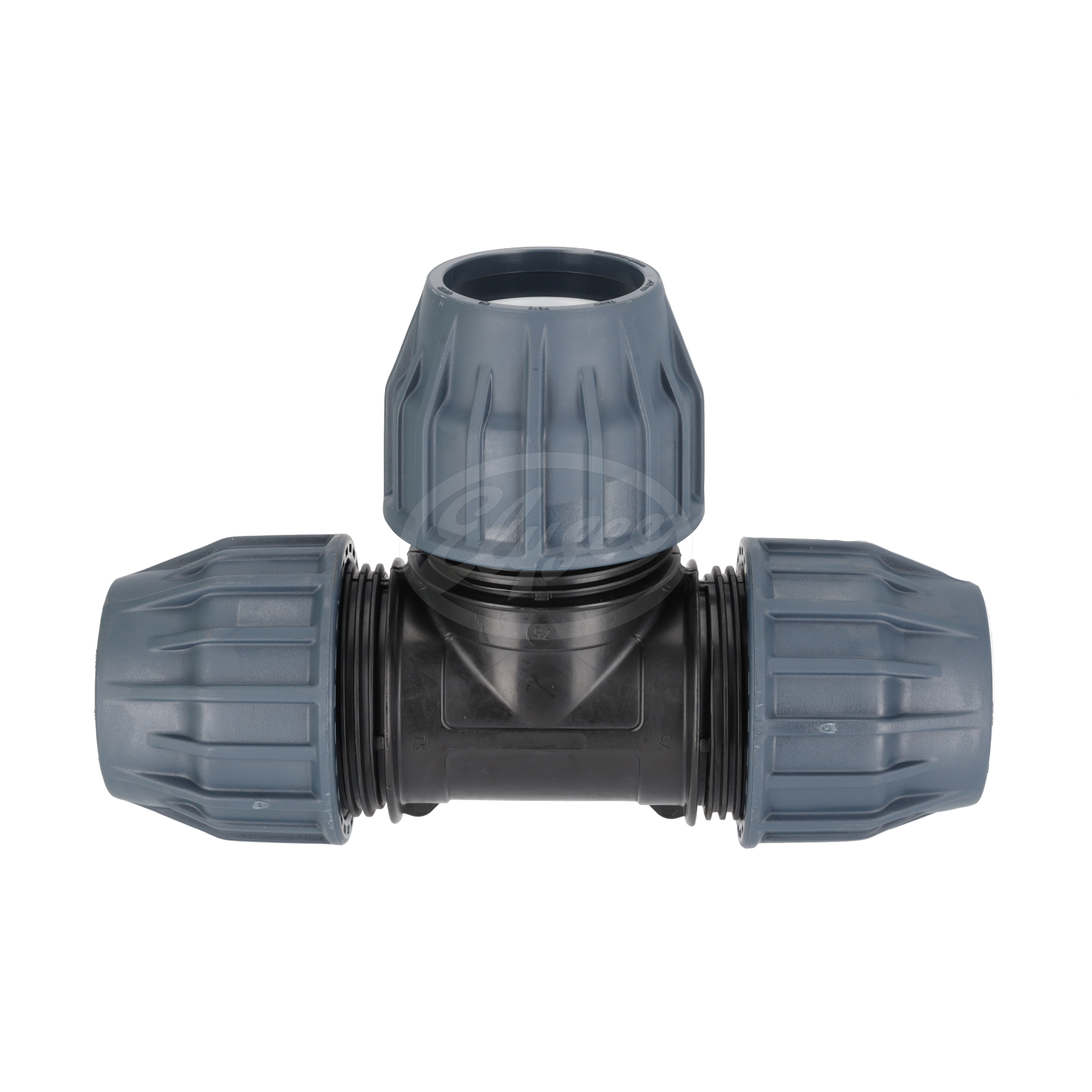 Zero Force T-Stück Klemm x Klemm x Klemm PN16