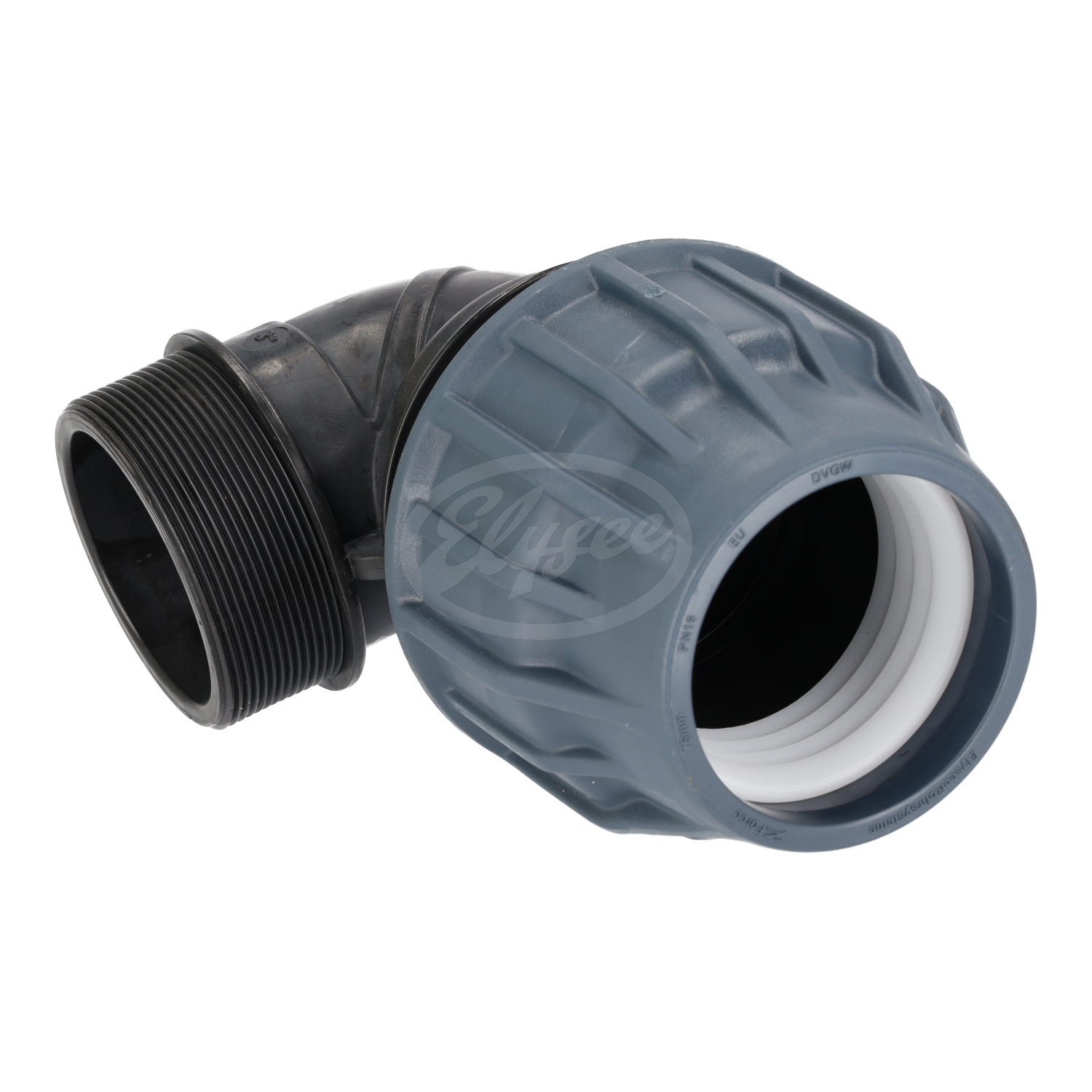 Zero Force Winkel 90° Klemm x AG PN16